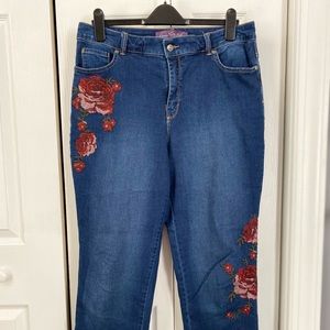 Embroidered jeans